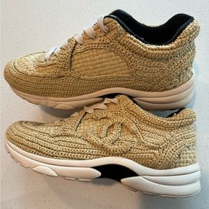 CHANEL Raffia Sneakers | Sizes: 38